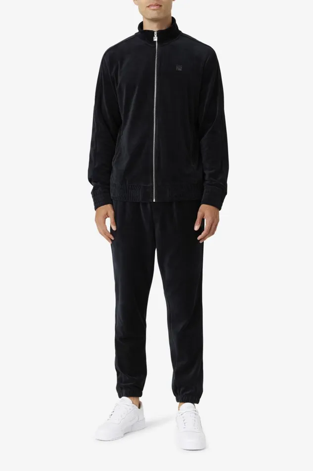 Men Fila Sweaters and Outerwear Deverall Velour Jacket