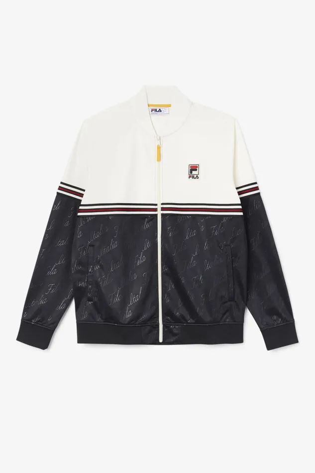Men Fila Sweatsuits and Tracksuits Ridd Track Jacket Black Gardenia Radiant Yellow Men Fila Sweatsuits and Tracksuits Ridd Track Jacket Black Gardenia Radiant Yellow