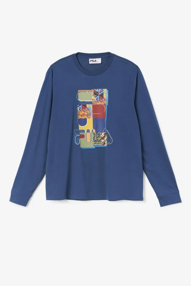 Men Fila Tops Kavish Crew Moonlit Ocean