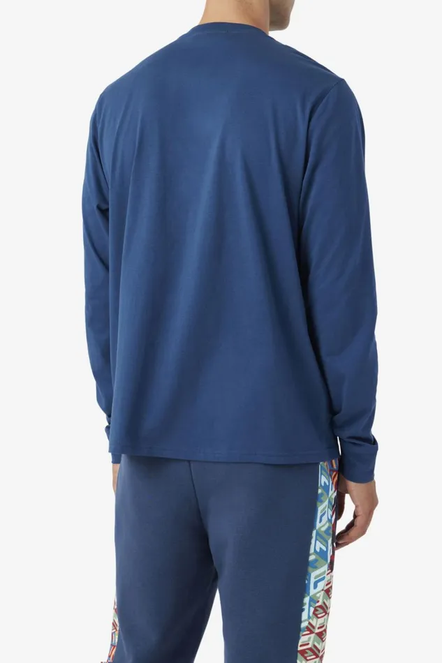 Men Fila Tops Kavish Crew Moonlit Ocean