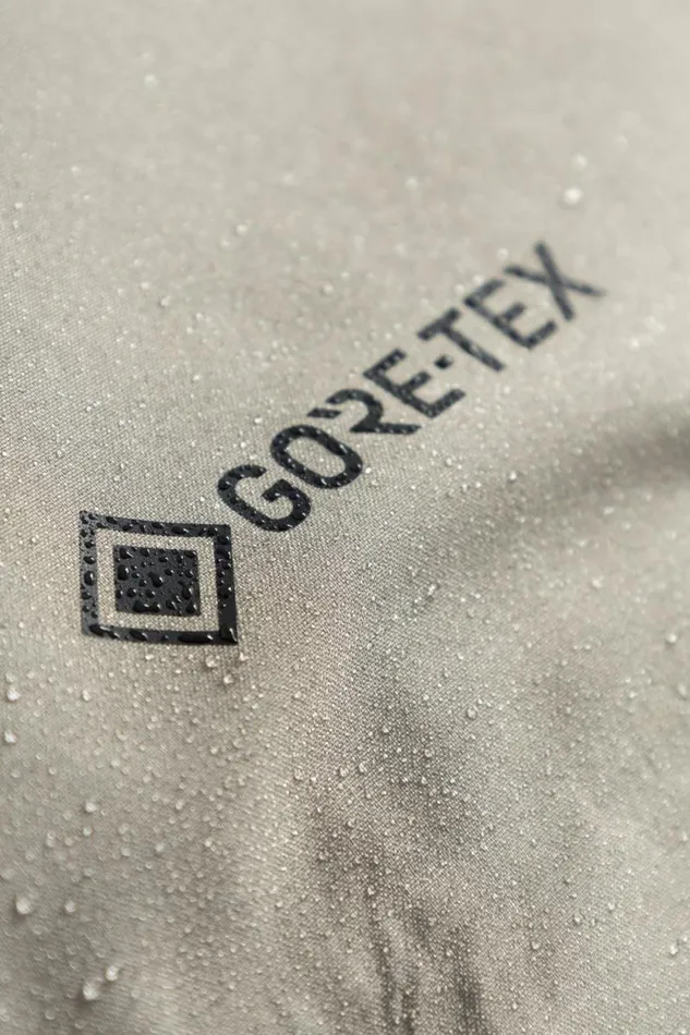 Men GoreTex 3L Hooded Parka Jacket Mid Khaki Norse Projects Outerwear