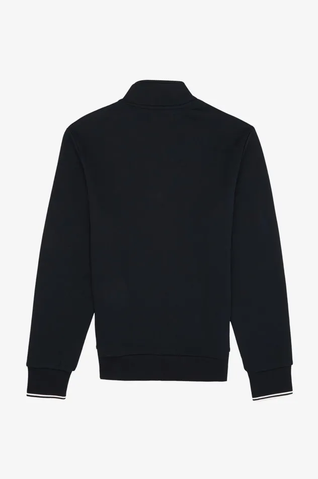 Men Half Zip Sweatshirt Navy Fred Perry Sweatshirts