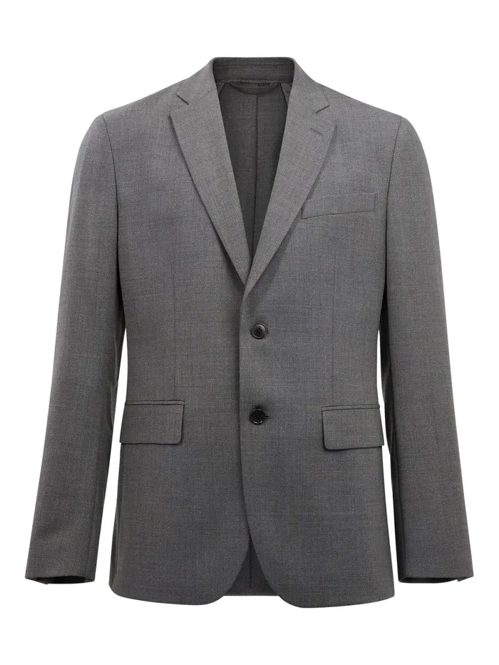 Men Hopper U Active Hopsack Blazer Grey Melange JLindeberg Blazers Men Hopper U Active Hopsack Blazer Grey Melange JLindeberg Blazers