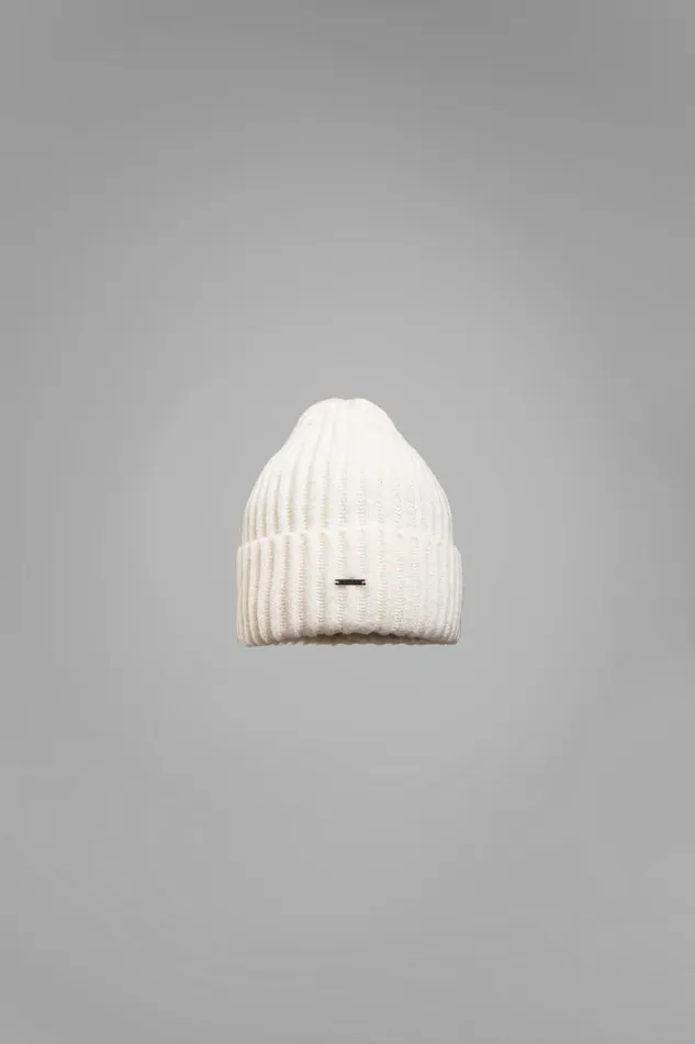Men Hybrid Rib Beanie Stretch Wool Ecru Norse Projects Beanies