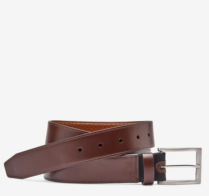 Men Johnston and Murphy Belts XC4 Dress Belt Mahogany