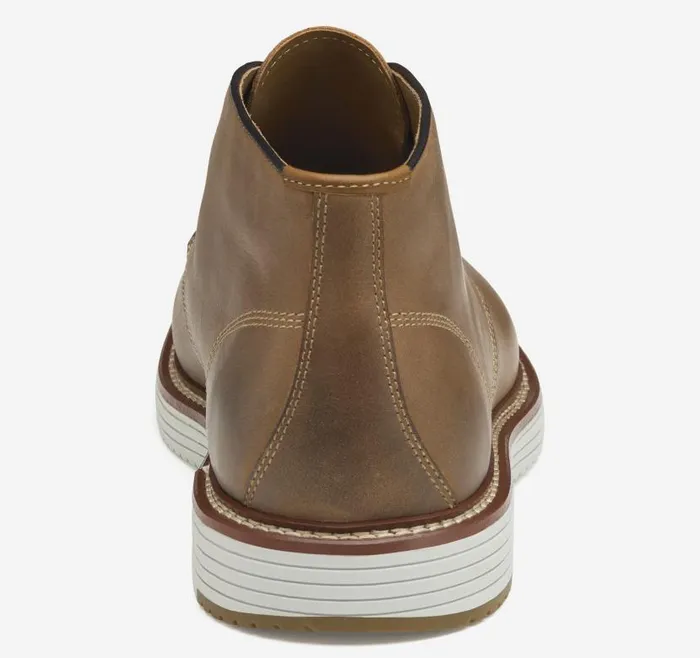 Men Johnston and Murphy Boots Upton Chukka Tan Oiled Full Grain Men Johnston and Murphy Boots Upton Chukka Tan Oiled Full Grain
