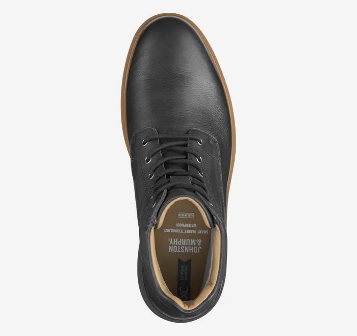 Men Johnston and Murphy Boots XC4 Henson Plain Toe Boot Black Waterproof Full Grain Men Johnston and Murphy Boots XC4 Henson Plain Toe Boot Black Waterproof Full Grain