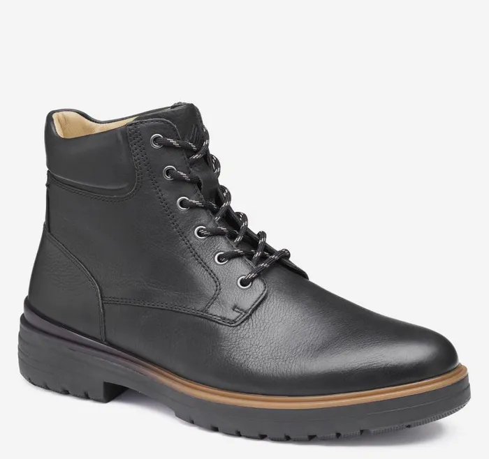 Men Johnston and Murphy Boots XC4 Henson Plain Toe Boot Black Waterproof Full Grain Men Johnston and Murphy Boots XC4 Henson Plain Toe Boot Black Waterproof Full Grain