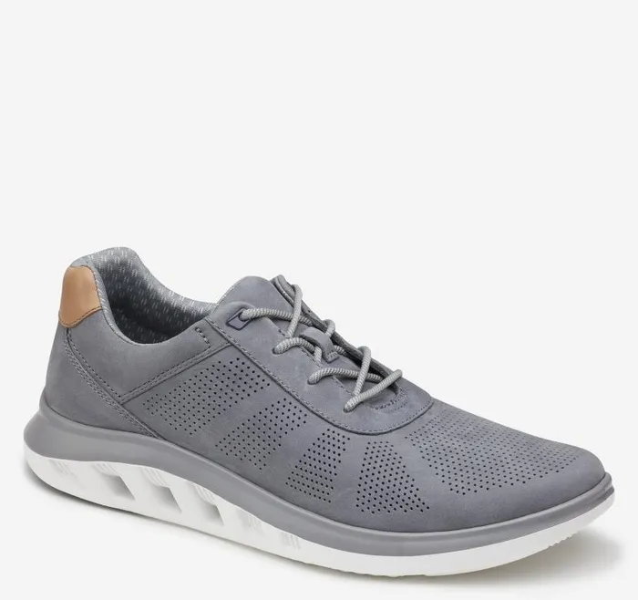 Men Johnston and Murphy LaceUps Activate UThroat Gray Nubuck