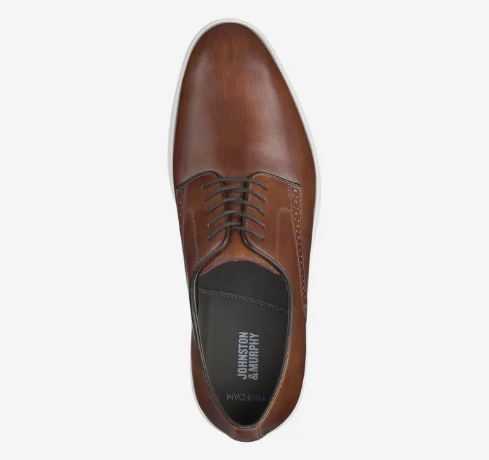Men Johnston and Murphy LaceUps Brody Plain Toe Brown Handstained Full Grain Men Johnston and Murphy LaceUps Brody Plain Toe Brown Handstained Full Grain