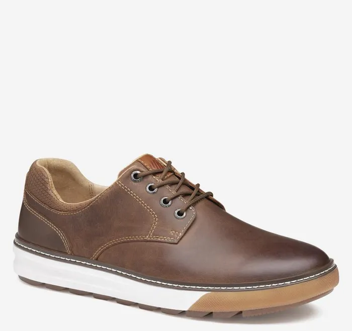 Men Johnston and Murphy LaceUps McGuffey Lug Plain Toe Tan Oiled Waterproof Full Grain Men Johnston and Murphy LaceUps McGuffey Lug Plain Toe Tan Oiled Waterproof Full Grain