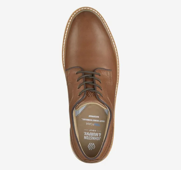 Men Johnston and Murphy LaceUps Upton GL1 Luxe Hybrid Tan Waterproof Full Grain Men Johnston and Murphy LaceUps Upton GL1 Luxe Hybrid Tan Waterproof Full Grain