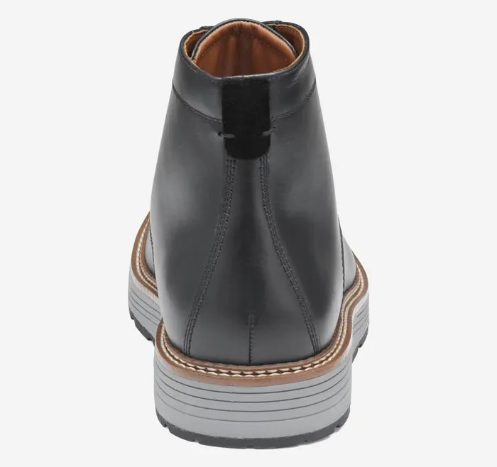 Men Johnston and Murphy LaceUps Upton Lug Plain Toe Boot Black Waterproof Full Grain Men Johnston and Murphy LaceUps Upton Lug Plain Toe Boot Black Waterproof Full Grain