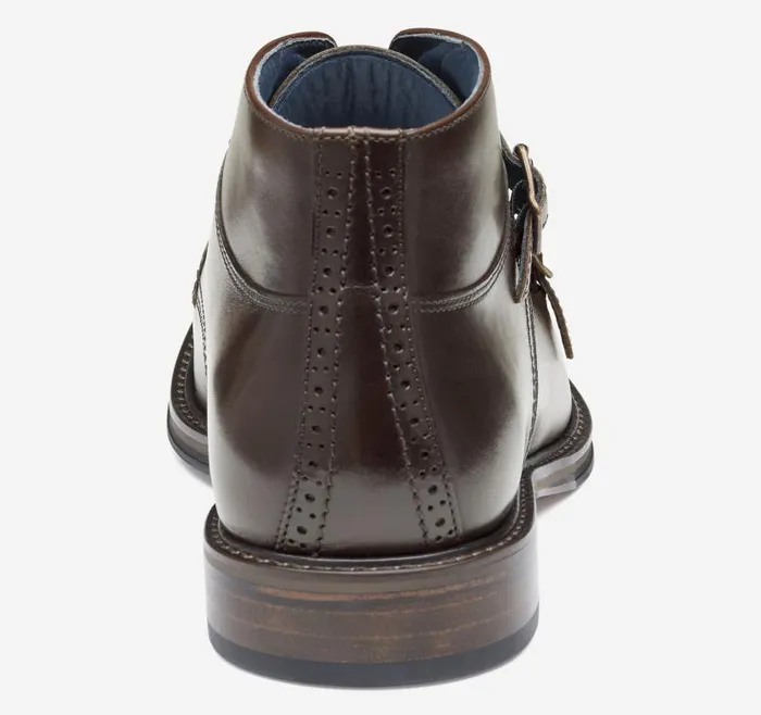 Men Johnston and Murphy LaceUps XC Flex Raleigh Double Buckle Boot Mahogany Full Grain Men Johnston and Murphy LaceUps XC Flex Raleigh Double Buckle Boot Mahogany Full Grain