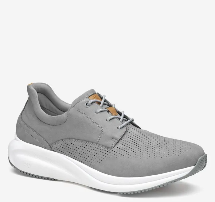 Men Johnston and Murphy LaceUps XC4 TR3Luxe Hybrid Gray Waterproof Nubuck