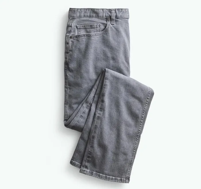 Men Johnston and Murphy Pants and Jeans Denim Jeans Gray Wash