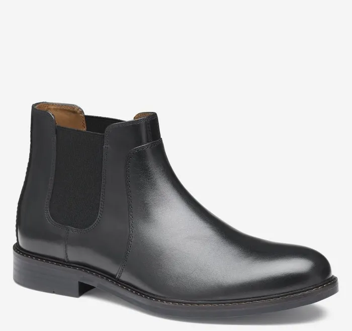 Men Johnston and Murphy SlipOns and Loafers Mason Chelsea Boot Black Full Grain Men Johnston and Murphy SlipOns and Loafers Mason Chelsea Boot Black Full Grain