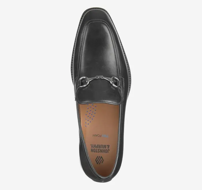 Men Johnston and Murphy SlipOns and Loafers Sullivan Bit Loafer Black Italian Calfskin Men Johnston and Murphy SlipOns and Loafers Sullivan Bit Loafer Black Italian Calfskin