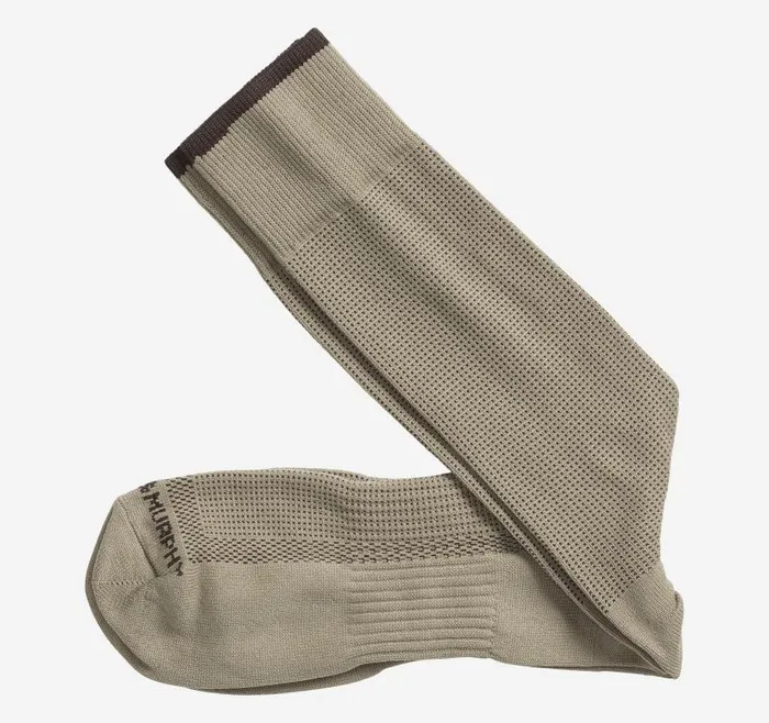 Men Johnston and Murphy Socks First In Comfort Classic Pin Dot Socks Taupe