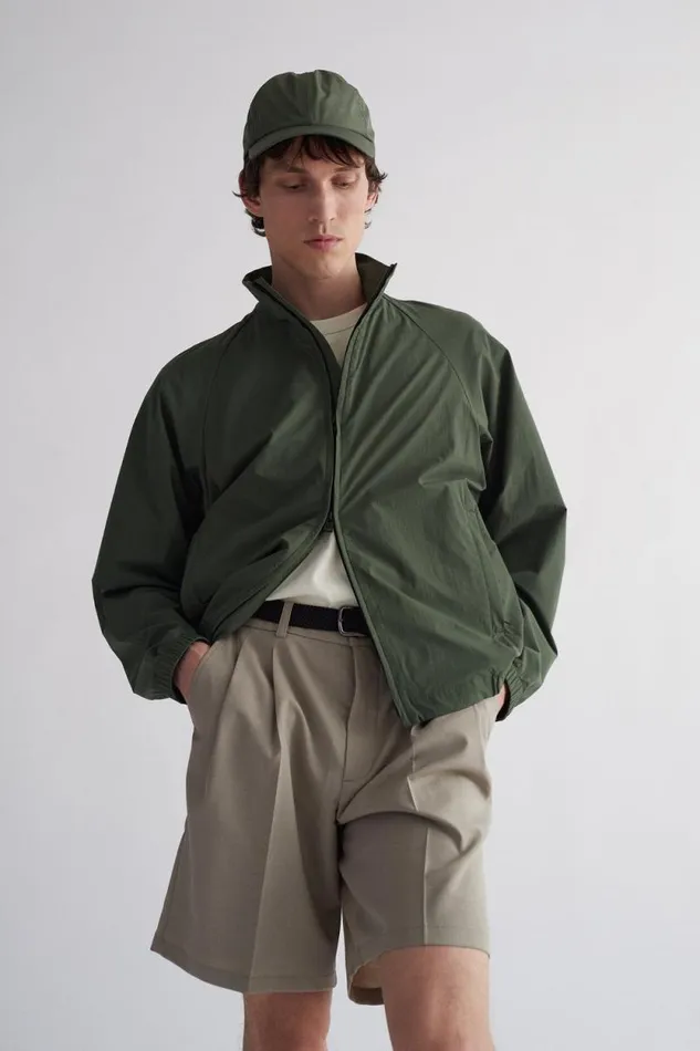 Men Korso Travel Light Harrington Jacket Spruce Green Norse Projects Outerwear
