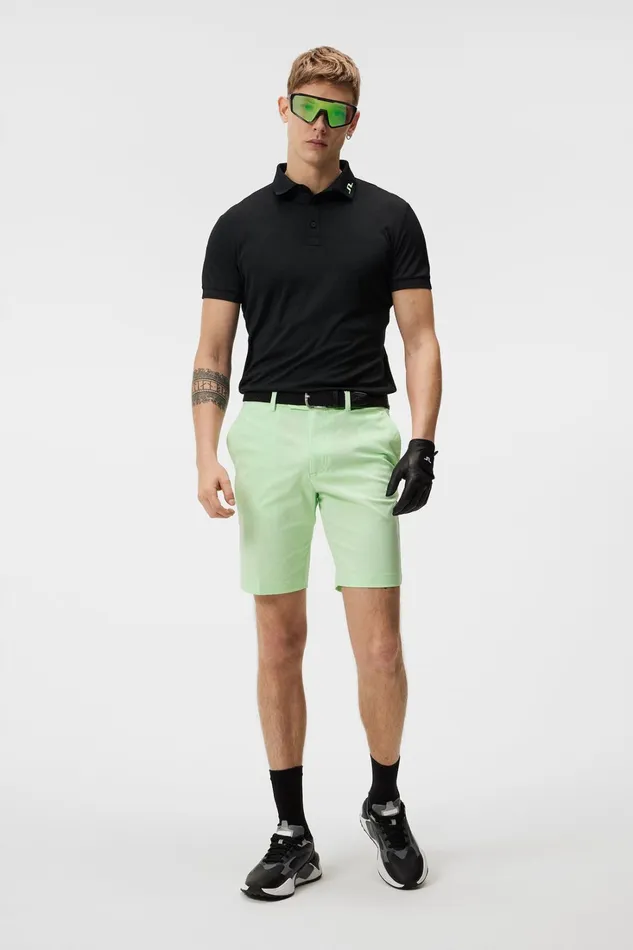 Men KV Regular Fit Polo Patina Green JLindeberg Polo Shirts
