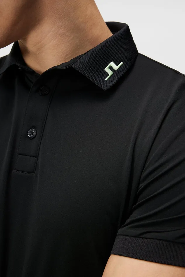 Men KV Regular Fit Polo Patina Green JLindeberg Polo Shirts