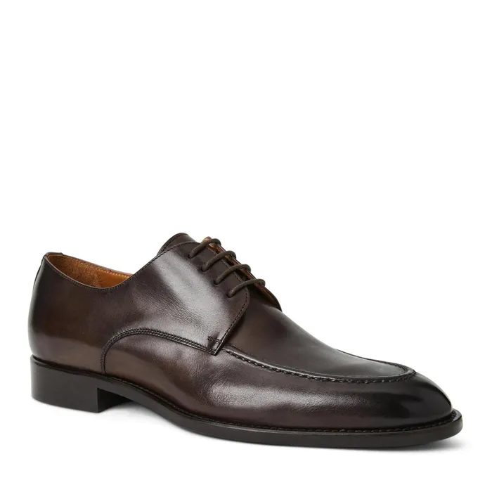 Men Laceups and Oxfords Bruno Magli Santino Classic Leather DerbyBrown