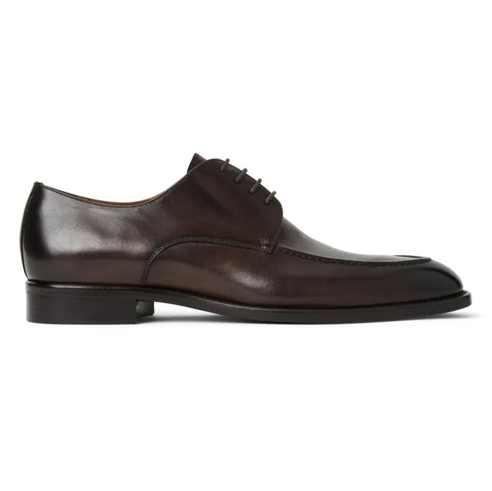 Men Laceups and Oxfords Bruno Magli Santino Classic Leather DerbyBrown