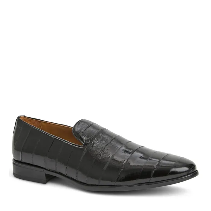 Men Loafers and Slipons Bruno Magli Bellino Leather Loafer Black Eel