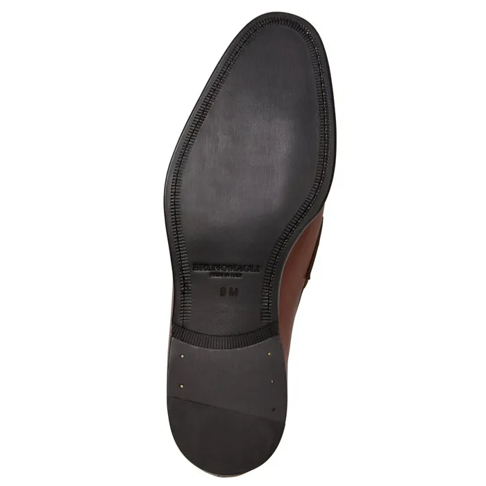 Men Loafers and Slipons Bruno Magli Maioco Slip On Loafer Cognac Leather