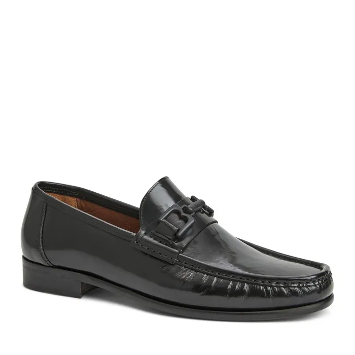 Men Loafers and Slipons Bruno Magli Trieste Classic Leather Loafer Black