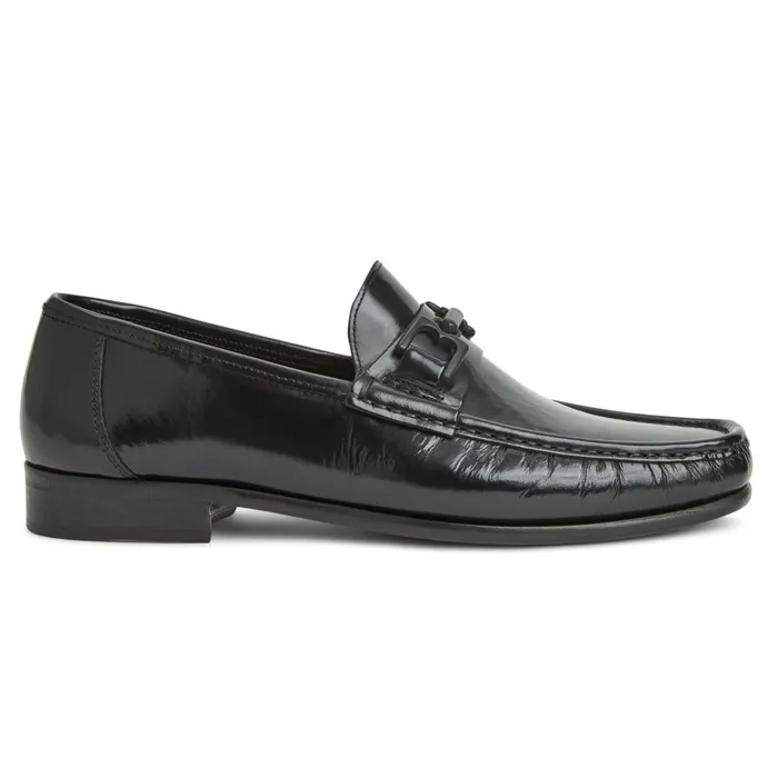 Men Loafers and Slipons Bruno Magli Trieste Classic Leather Loafer Black