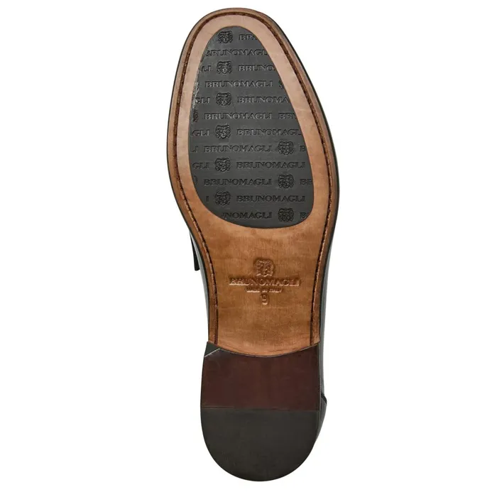 Men Loafers and Slipons Bruno Magli Trieste Classic Leather Loafer Black
