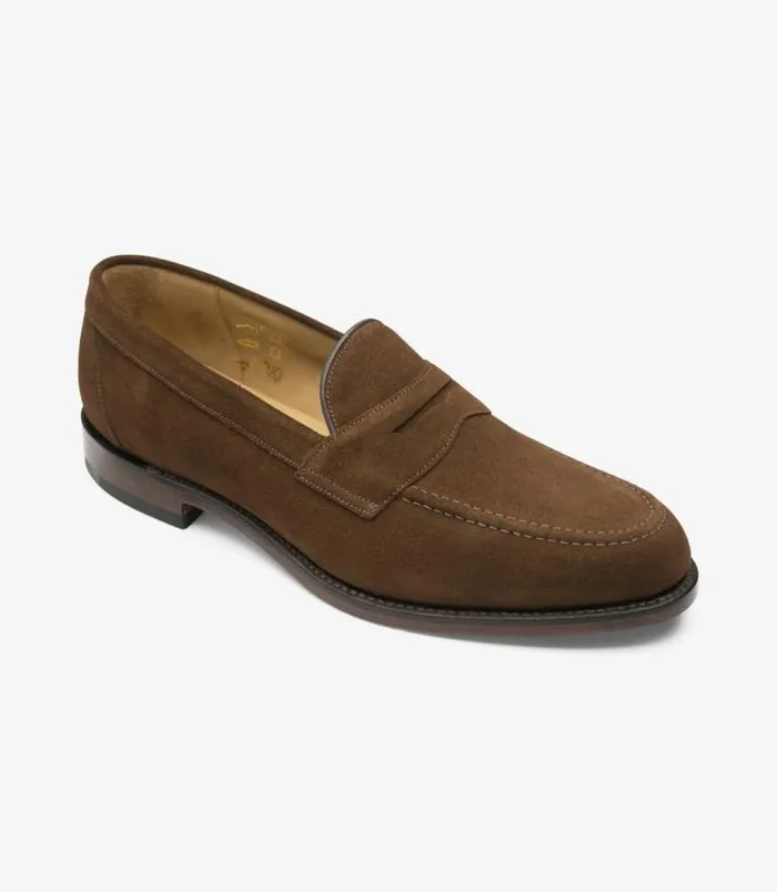 Men Loake Loafers Imperial Brown Suede Men Loake Loafers Imperial Brown Suede