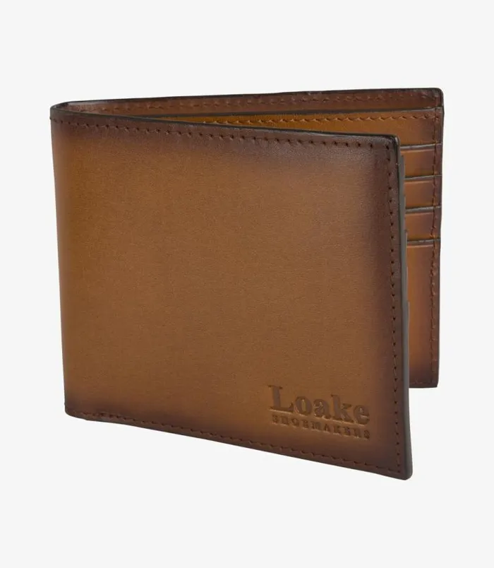Men Loake Wallets Card Holders Midland Wallet Brown