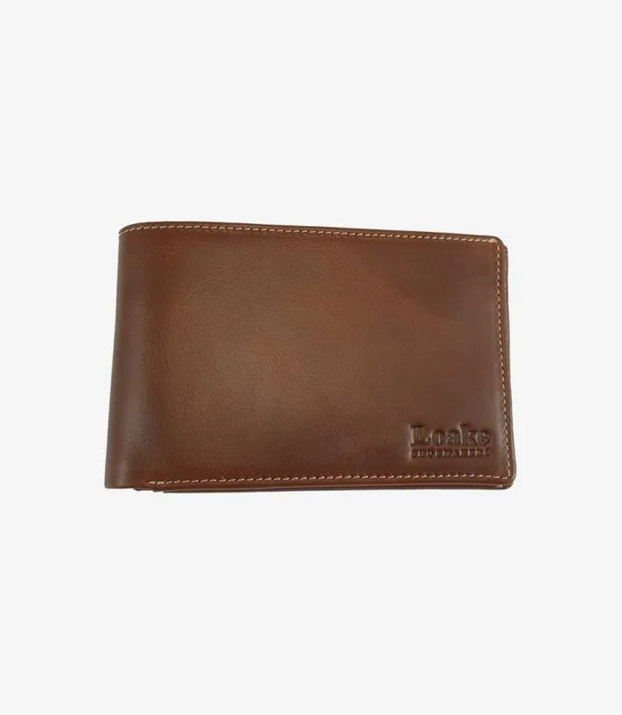 Men Loake Wallets Card Holders Travel Wallet Tan