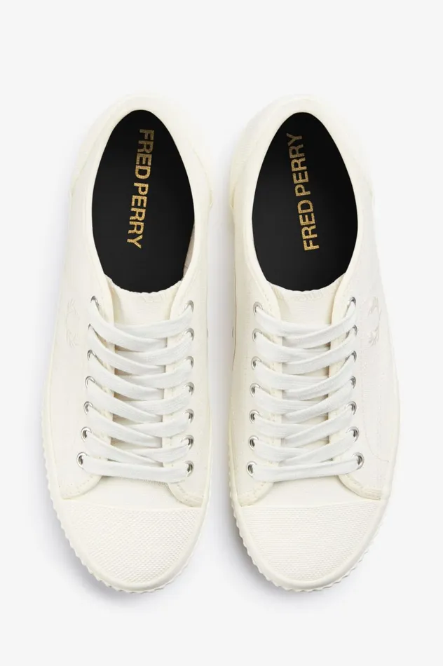 Men Low Hughes Porcelainlight Ecru Fred Perry Shoes