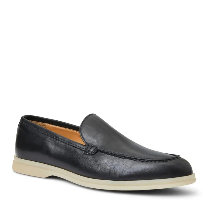 Men M BY BRUNO MAGLI Bruno Magli Primo Casual Slip On Loafer Black Leather