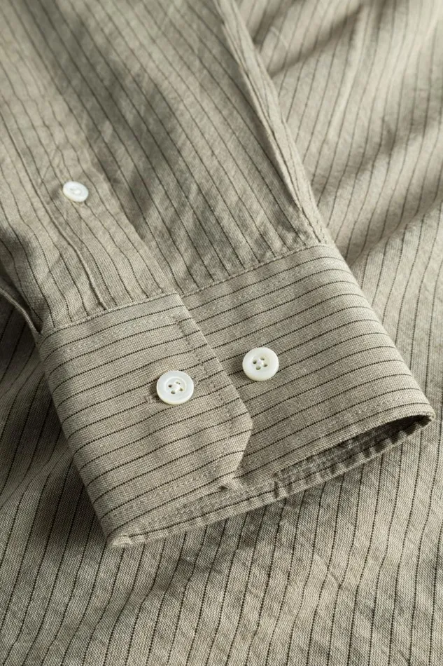 Men Mo Oversized Striped Shirt Clay Norse Projects Shirting