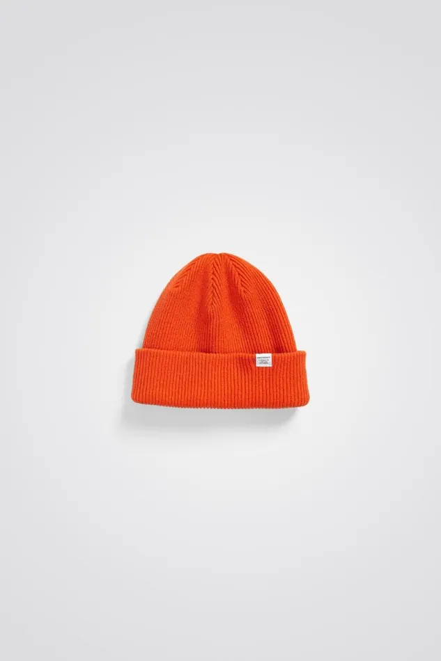 Men Norse Beanie Blood Orange Norse Projects Beanies