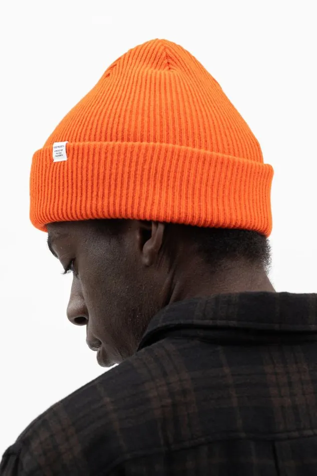 Men Norse Beanie Blood Orange Norse Projects Beanies