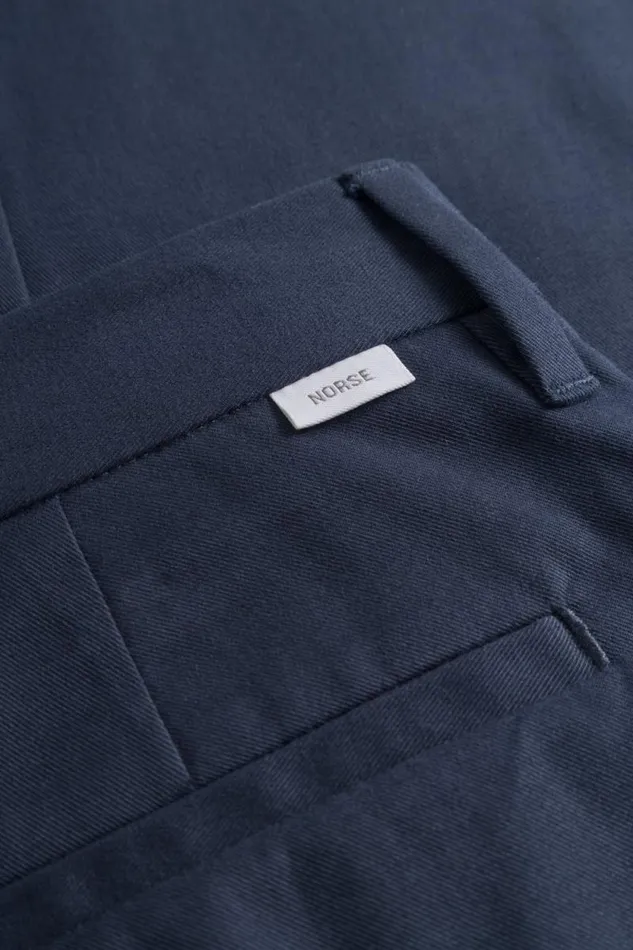 Men Norse Standard Slim Chino Dark Navy Norse Projects Trousers