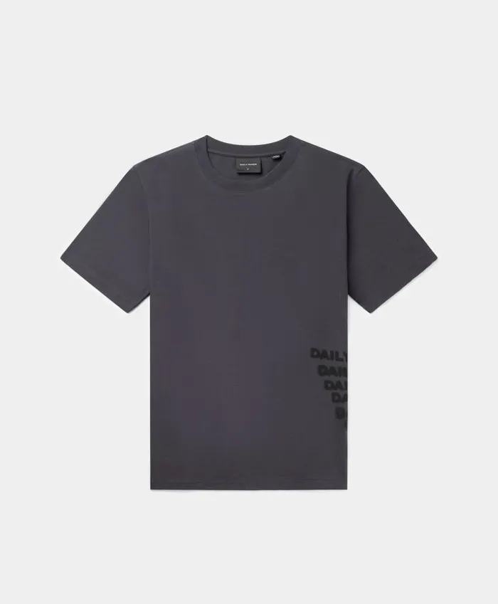 Men Obsidian Black Overload TShirt Daily Paper TShirts