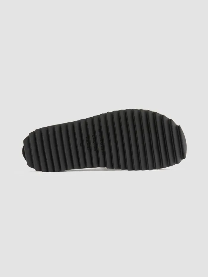 Men Officine Creative Footwear AGOR 004 Gray Suede Sandals Men Officine Creative Footwear AGOR 004 Gray Suede Sandals