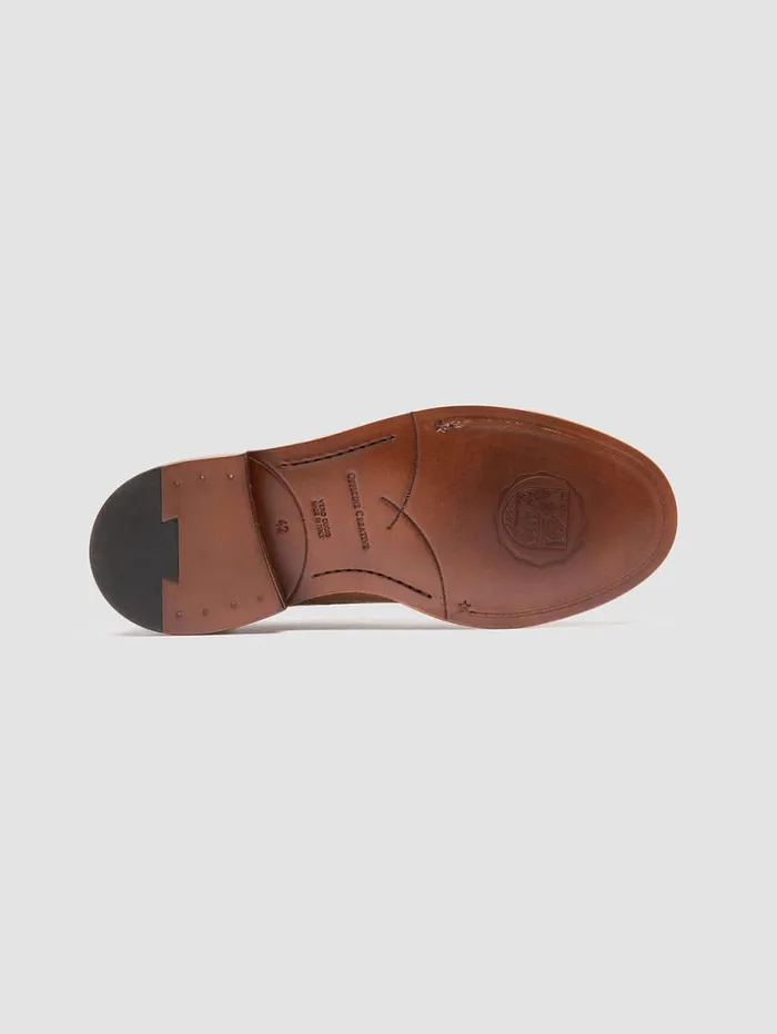 Men Officine Creative Footwear ASTON 002 Brown Suede Derby Shoes Men Officine Creative Footwear ASTON 002 Brown Suede Derby Shoes