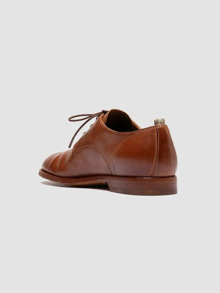 Men Officine Creative Footwear SOUND 002 Brown Leather Derby Shoes