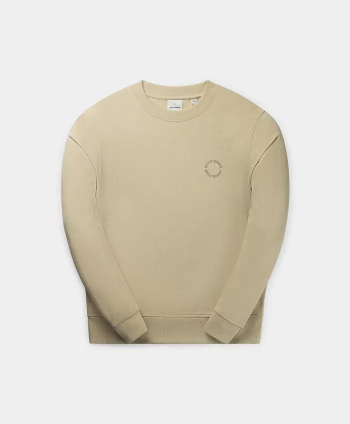 Men Pelican Beige Orbit Sweater Daily Paper Hoodies and Sweaters