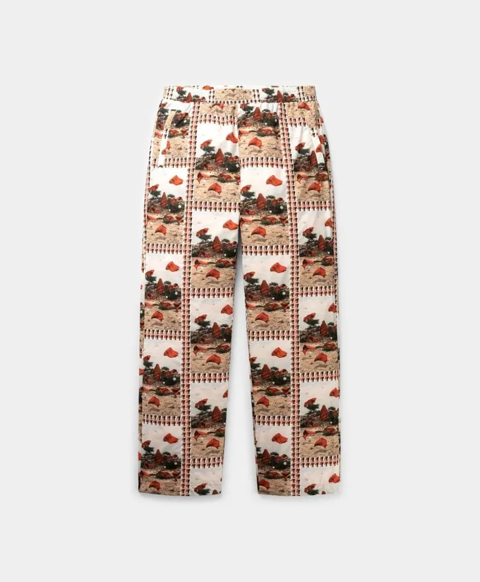 Men Red Grey Rashid Pants Daily Paper Pants