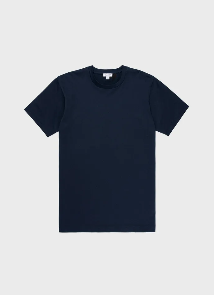 Men Riviera Midweight Tshirt Navy Tshirts ussunspel