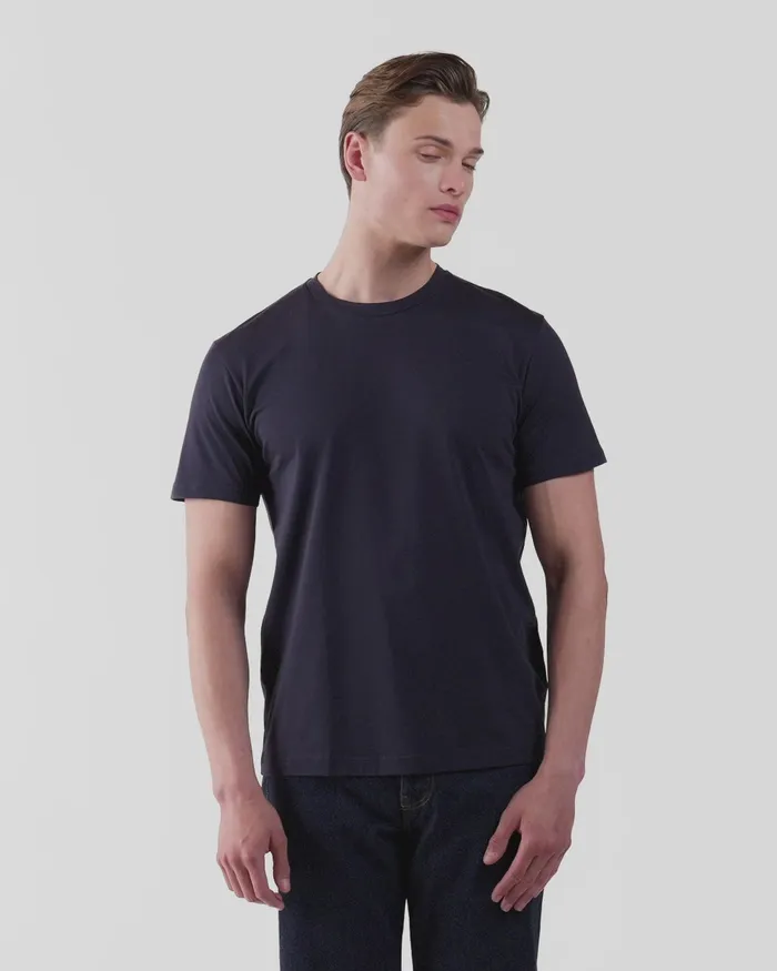 Men Riviera Midweight Tshirt Navy Tshirts ussunspel